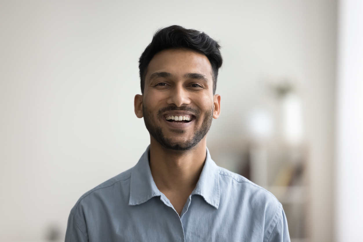 headshot of jobseeker in interview